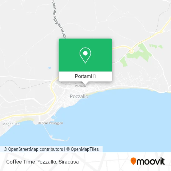 Mappa Coffee Time Pozzallo