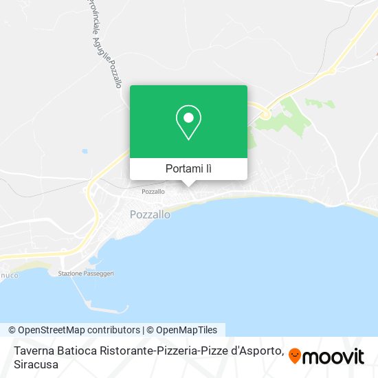 Mappa Taverna Batioca Ristorante-Pizzeria-Pizze d'Asporto