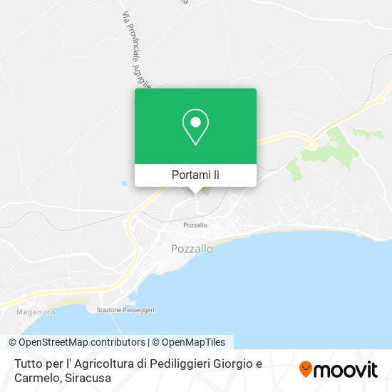 Mappa Tutto per l' Agricoltura di Pediliggieri Giorgio e Carmelo