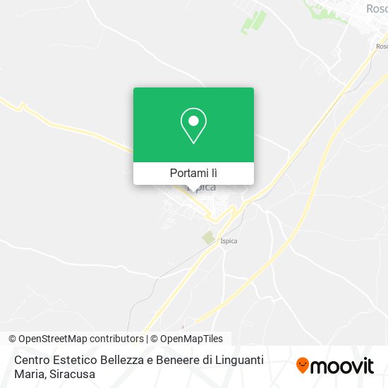 Mappa Centro Estetico Bellezza e Beneere di Linguanti Maria