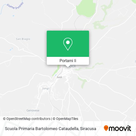 Mappa Scuola Primaria Bartolomeo Cataudella
