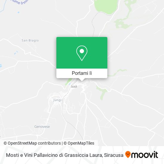 Mappa Mosti e Vini Pallavicino di Grassiccia Laura