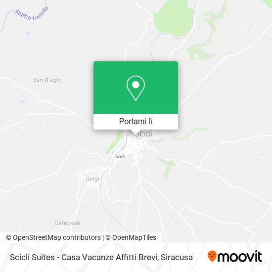 Mappa Scicli Suites - Casa Vacanze Affitti Brevi