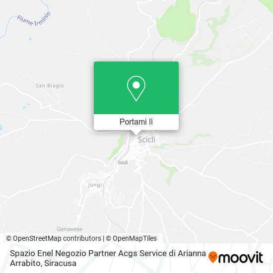 Mappa Spazio Enel Negozio Partner Acgs Service di Arianna Arrabito