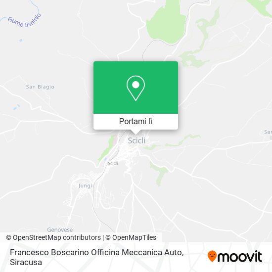 Mappa Francesco Boscarino Officina Meccanica Auto