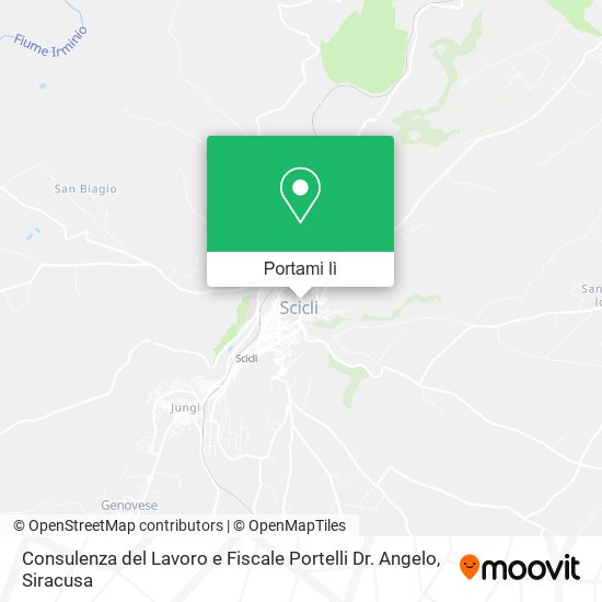 Mappa Consulenza del Lavoro e Fiscale Portelli Dr. Angelo