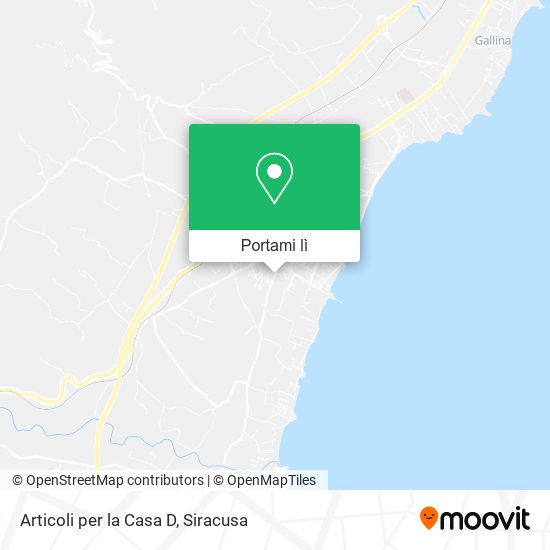 Mappa Articoli per la Casa D