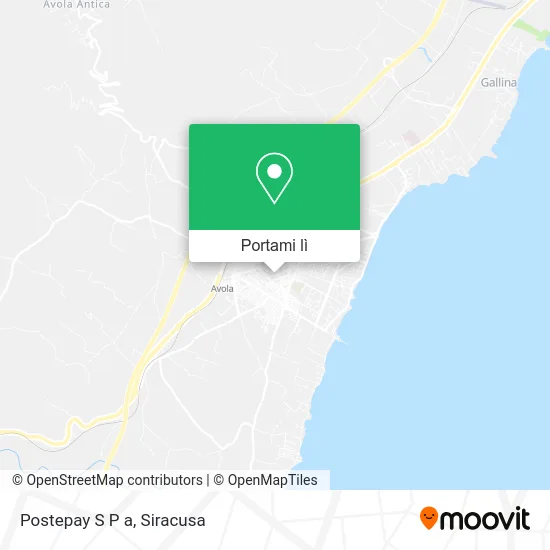 Mappa Postepay S P a