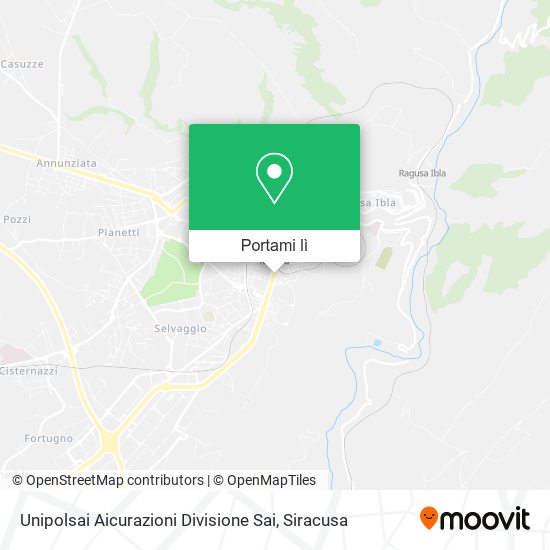 Mappa Unipolsai Aicurazioni Divisione Sai