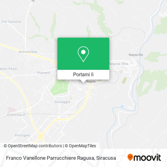 Mappa Franco Vanellone Parrucchiere Ragusa