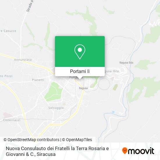 Mappa Nuova Consulauto dei Fratelli la Terra Rosaria e Giovanni & C.
