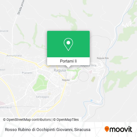 Mappa Rosso Rubino di Occhipinti Giovanni