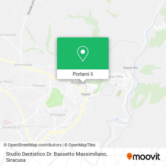 Mappa Studio Dentistico Dr. Bassetto Massimiliano