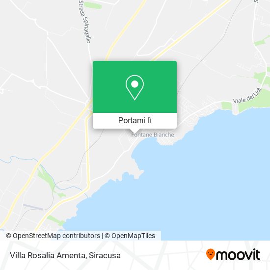 Mappa Villa Rosalia Amenta