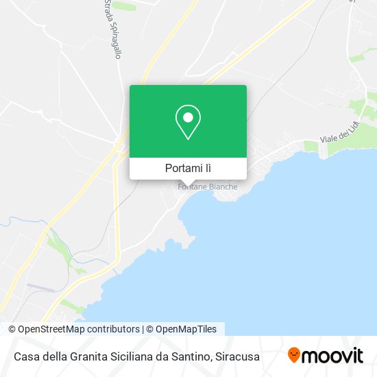 Mappa Casa della Granita Siciliana da Santino