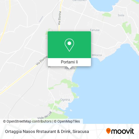 Mappa Ortaggia Nasos Rrstaurant & Drink