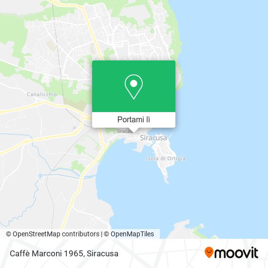 Mappa Caffè Marconi 1965