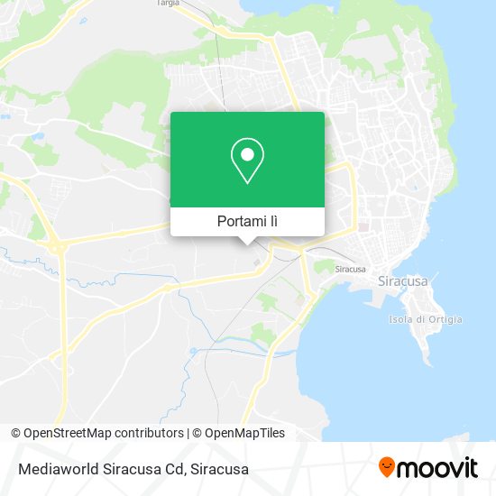 Mappa Mediaworld Siracusa Cd