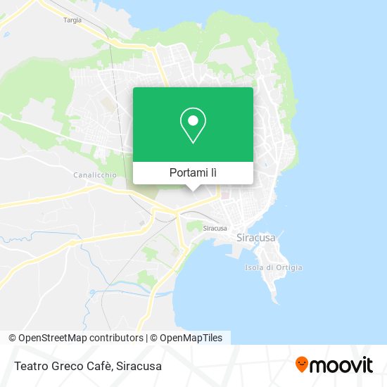 Mappa Teatro Greco Cafè