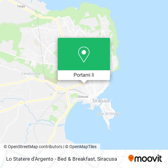 Mappa Lo Statere d'Argento - Bed & Breakfast