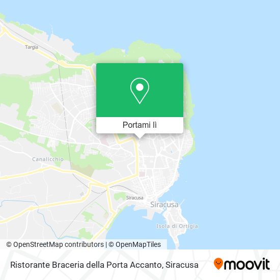 Mappa Ristorante Braceria della Porta Accanto