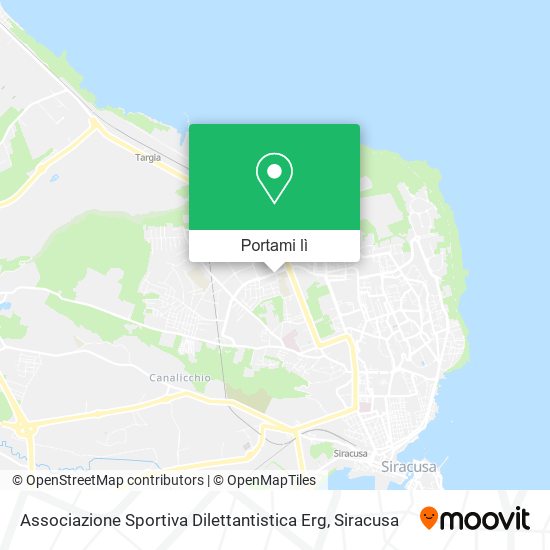Mappa Associazione Sportiva Dilettantistica Erg