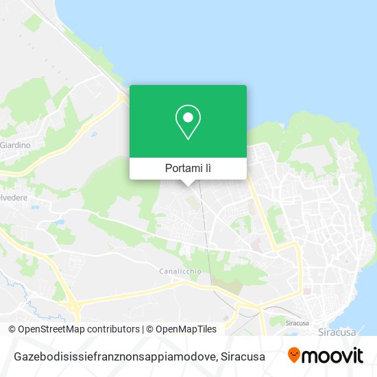 Mappa Gazebodisissiefranznonsappiamodove