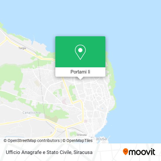 Mappa Ufficio Anagrafe e Stato Civile