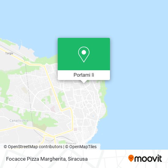 Mappa Focacce Pizza Margherita