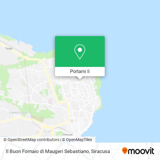 Mappa Il Buon Fornaio di Maugeri Sebastiano