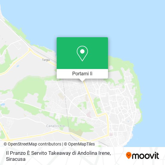 Mappa Il Pranzo È Servito Takeaway di Andolina Irene