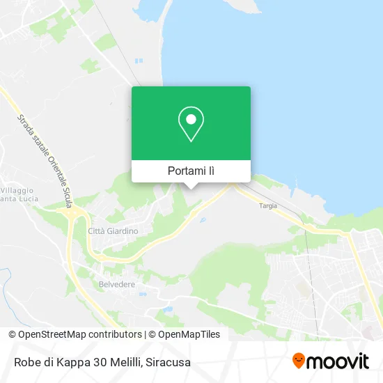 Mappa Robe di Kappa 30 Melilli