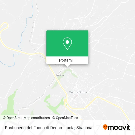 Mappa Rosticceria del Fuoco di Denaro Lucia