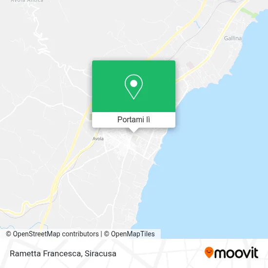 Mappa Rametta Francesca