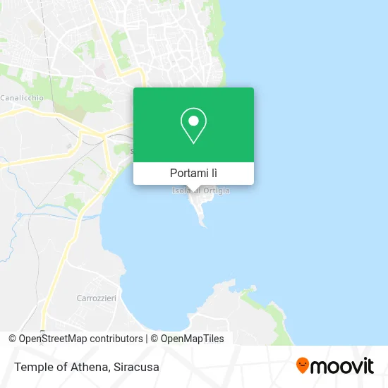 Mappa Temple of Athena