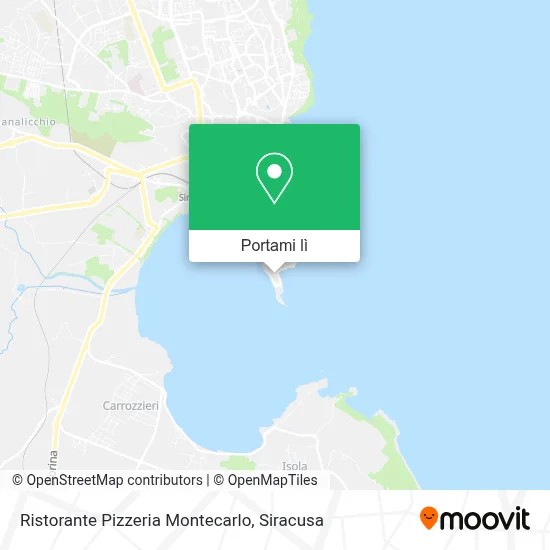 Mappa Ristorante Pizzeria Montecarlo