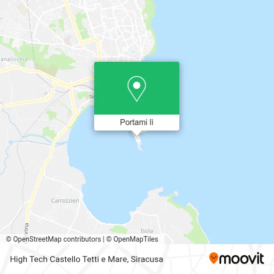 Mappa High Tech Castello Tetti e Mare