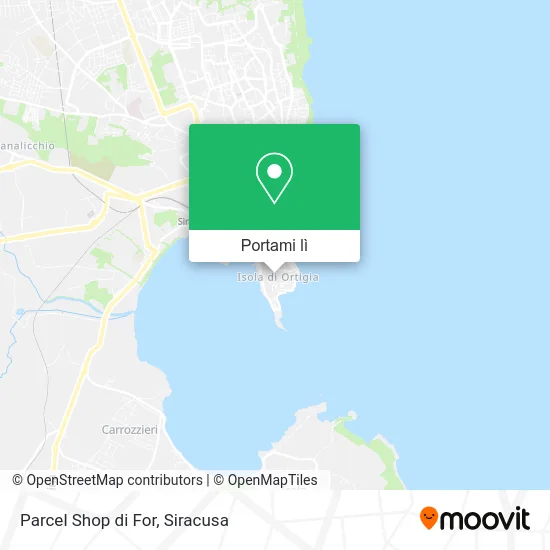 Mappa Parcel Shop di For