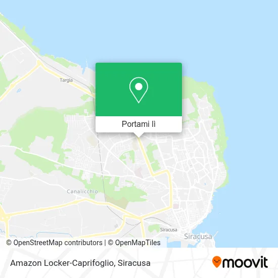 Mappa Amazon Locker-Caprifoglio