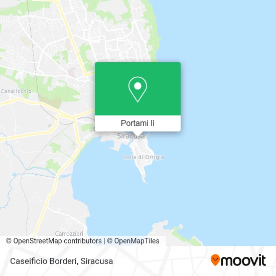 Mappa Caseificio Borderi