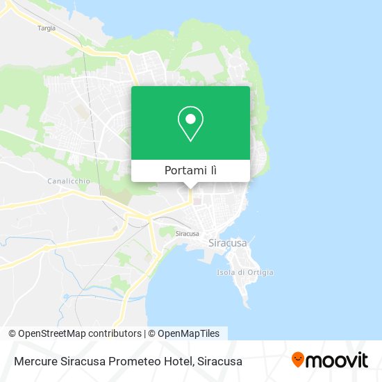 Mappa Mercure Siracusa Prometeo Hotel