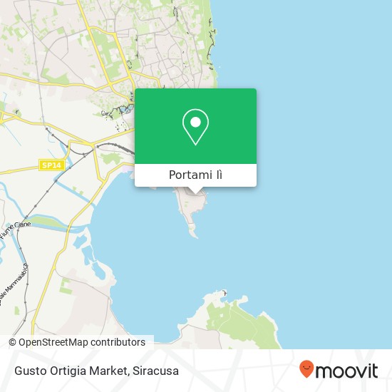 Mappa Gusto Ortigia Market