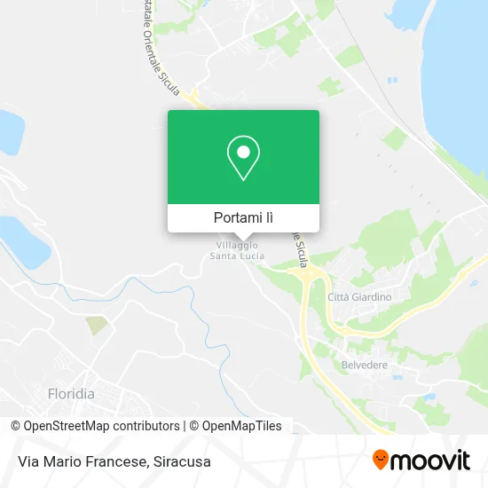 Mappa Via Mario Francese