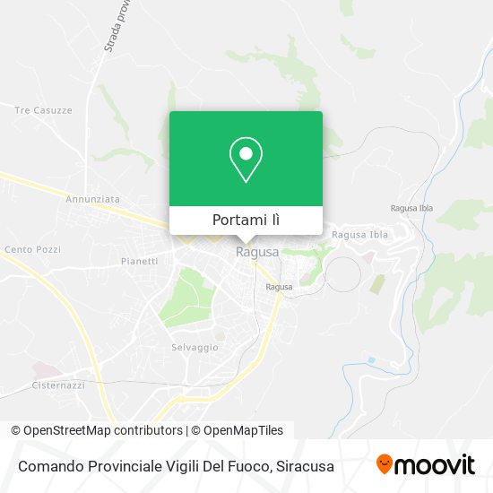 Mappa Comando Provinciale Vigili Del Fuoco