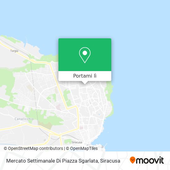 Mappa Mercato Settimanale Di Piazza Sgarlata