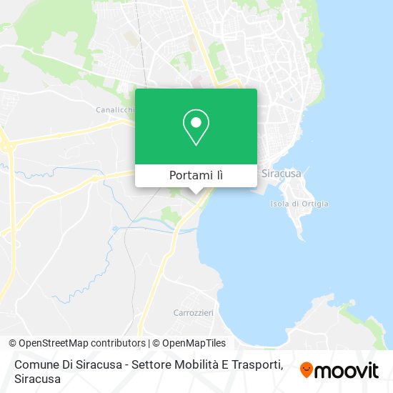 Mappa Comune Di Siracusa - Settore Mobilità E Trasporti