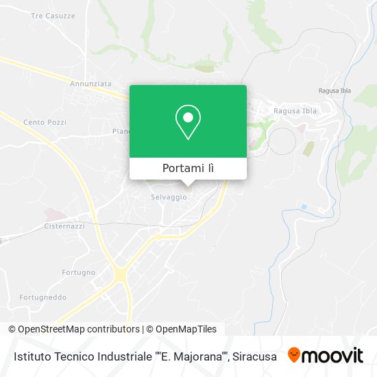 Mappa Istituto Tecnico Industriale ""E. Majorana""