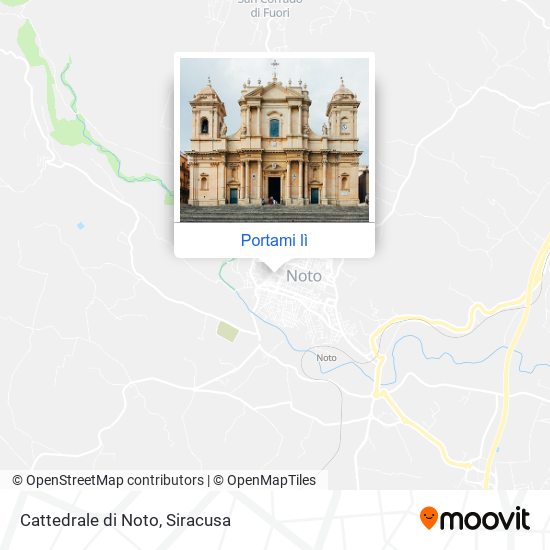 Mappa Cattedrale di Noto