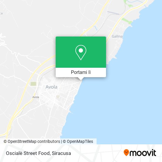 Mappa Oscialè Street Food