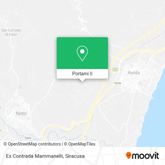 Mappa Ex Contrada Mammanelli